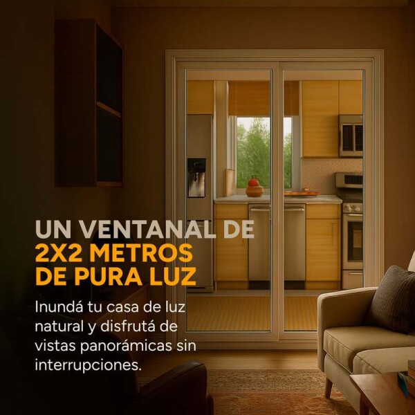Ventana de PVC Blanco 200 X 200 Puerta Corrediza Aislante Ventana de PVC Blanco 200 X 200 Puerta Corrediza Aislante