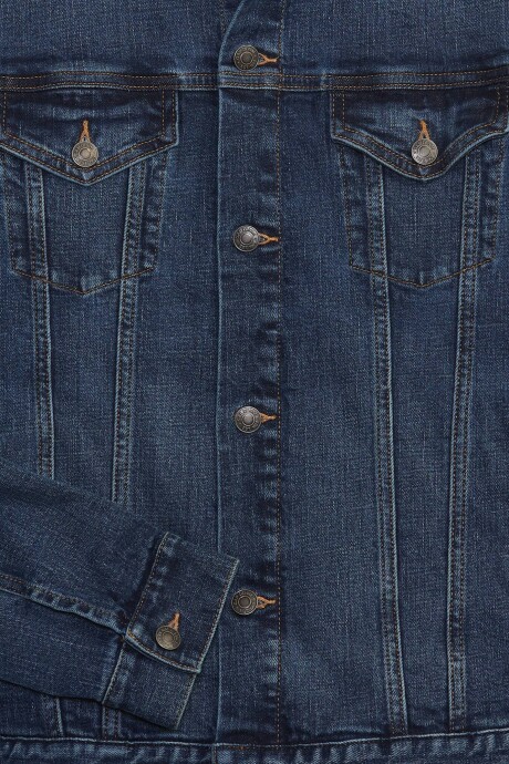 Campera De Jean Icon Hombre Medium Dark