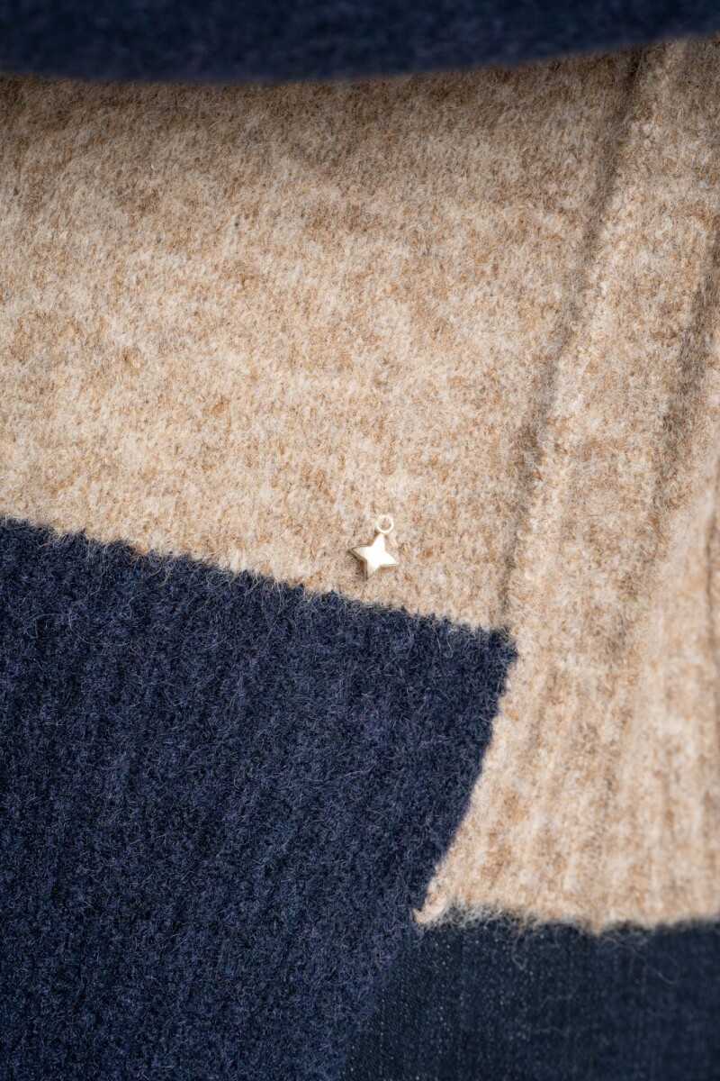 Sweater Color Block Marino