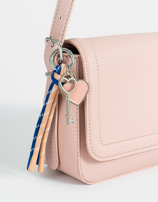 Bandoleras Bandolera Con Charm Rosa - Rosa Viejo