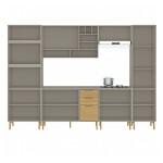 COMBO COCINA - LINEA WOOD GRAFITO