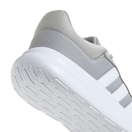 Championes de Mujer Adidas Lite Racer 4.0 Gris - Blanco