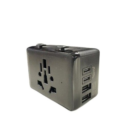 ADAPTADOR INTER.DE VIAJE 240V-8A NG.EUROAM./ARG./BR. MED.+USB ADAPTADOR INTER.DE VIAJE 240V-8A NG.EUROAM./ARG./BR. MED.+USB