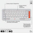Combo Ligitech Teclado Mouse Pop Icon Blutooth BLANCO