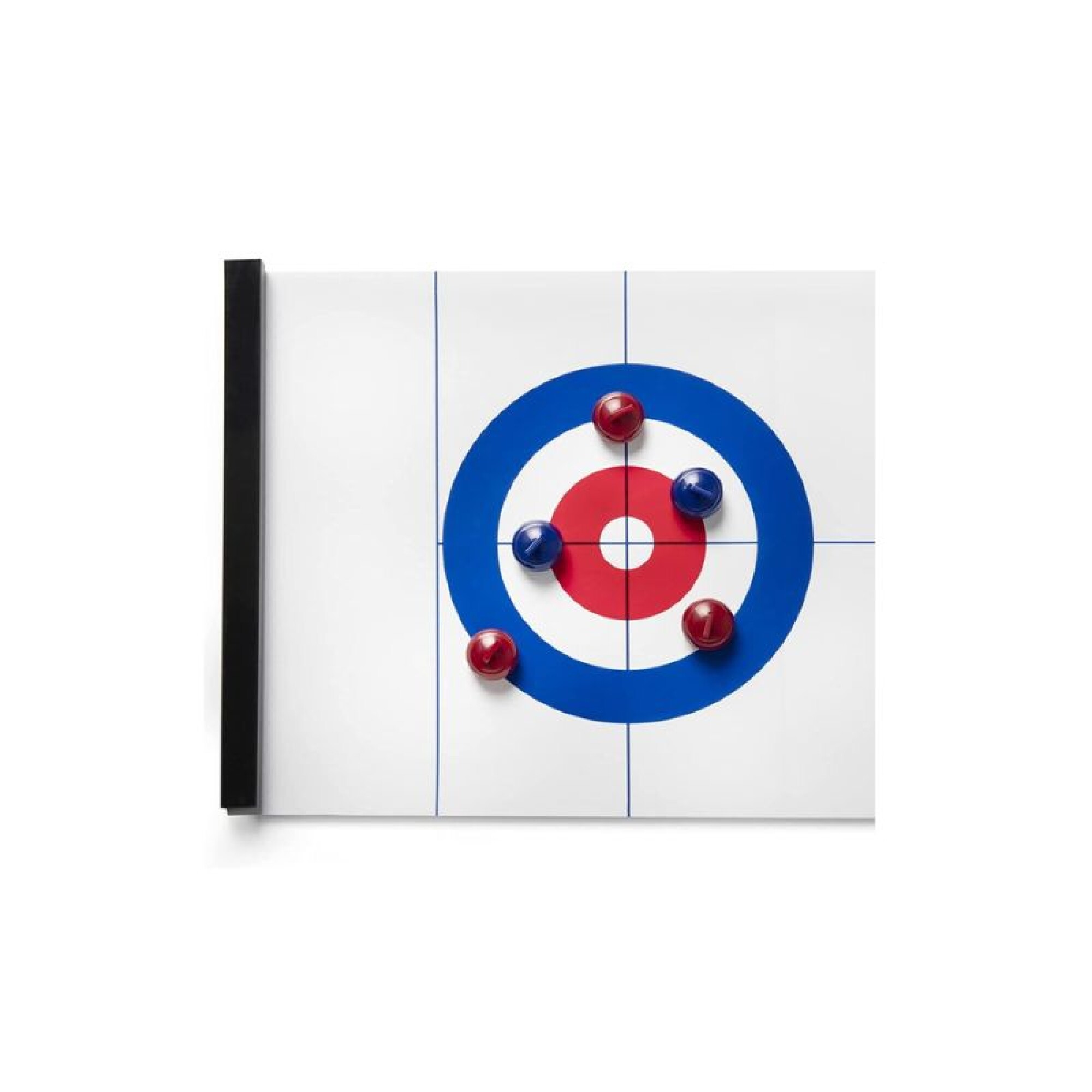 BS GA337 Gioco Da Interno Curling – Pietre In Legno, Per Pavimenti In Legno, Laminato E Vinile, 2-4 Giocatori
