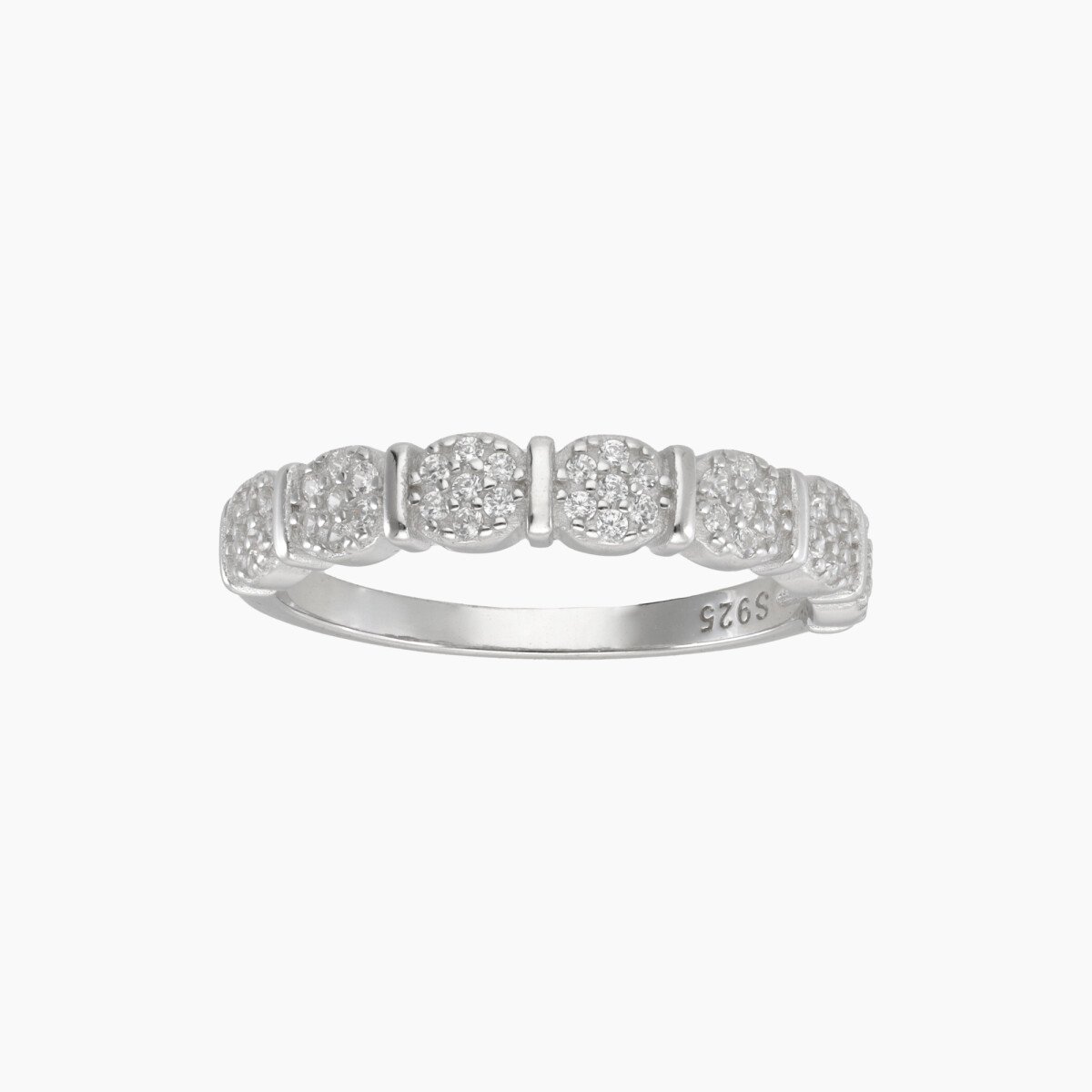 Anillo En Plata 925 Con Circonias 