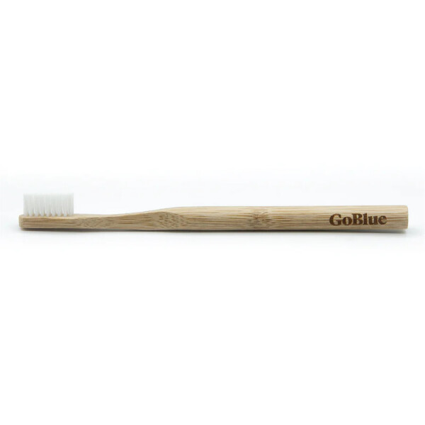 Cepillo De Dientes De Bambu Sustentable GoBlue Natural