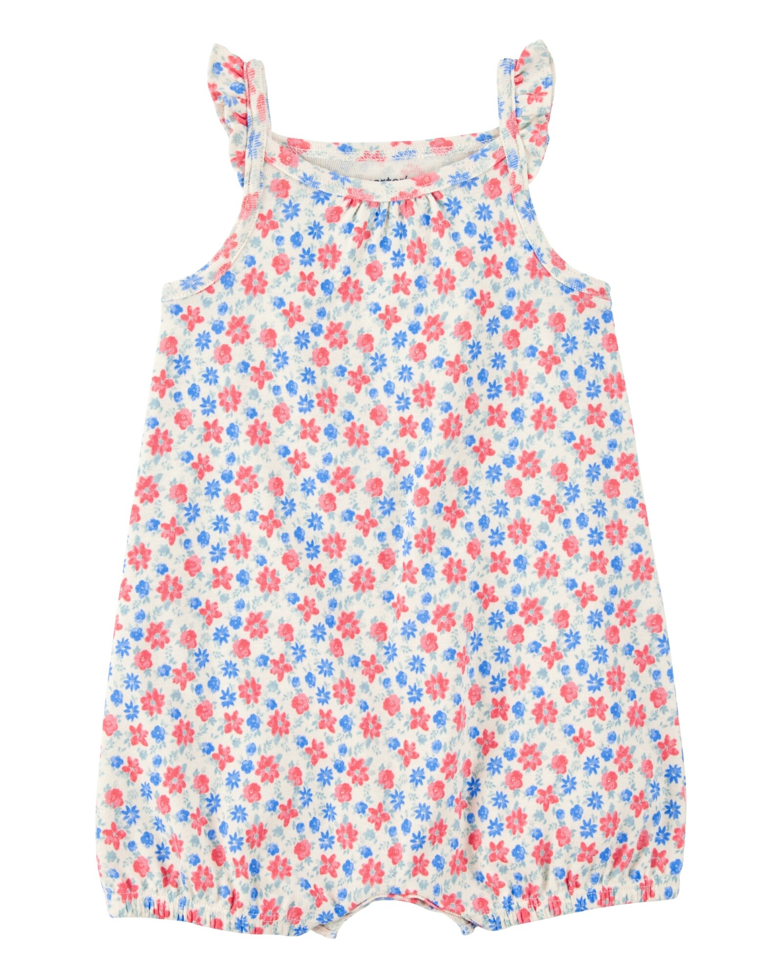 Monito bombachudo de algodón, diseño floral Sin color