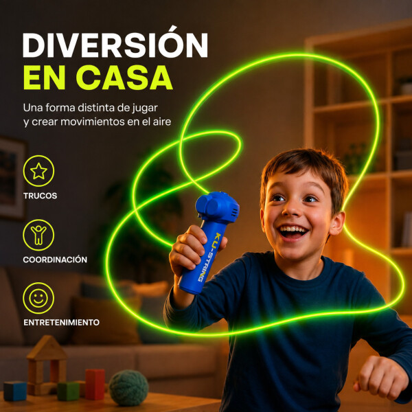 Lanzador de Cuerda Zipstring Recargable con Luz LED Azul 1