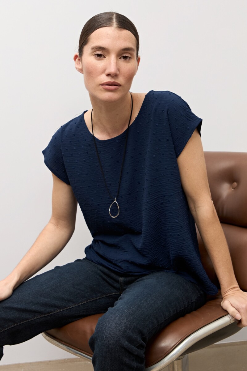 Blusa plumeti - azul marino 