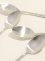 Cuchara Olivo Set 4 Un. Plateado Color Unico