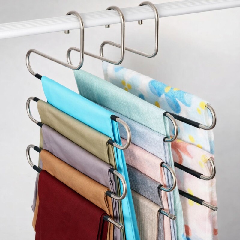 Percha Pantalones Colgador 5 Niveles Organizador Youhome Percha Pantalones Colgador 5 Niveles Organizador Youhome