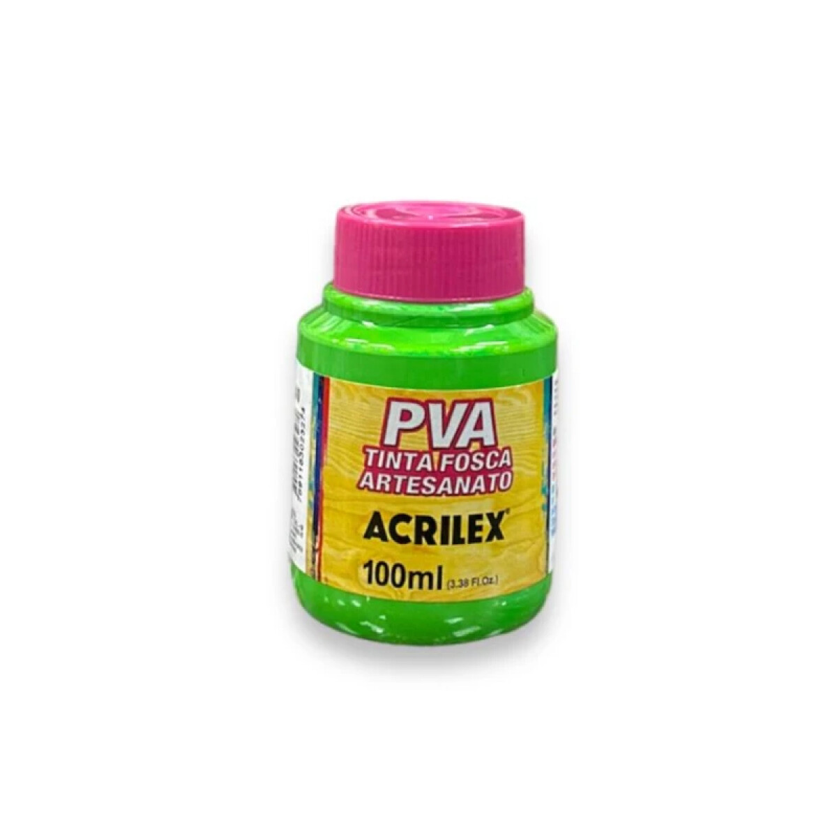 Pintura para Artesanía Acrílica Acrilex 100 ml (Tonos Verdes) - 510 Verde Hoja 