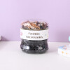 Caja Con Gomitas De Pelo Descartables - Colores Café Y Negro Caja Con Gomitas De Pelo Descartables - Colores Café Y Negro
