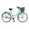 Bicicleta de paseo Baccio Siena Vintage rodado 26 con canasto y parrilla VERDE AGUA