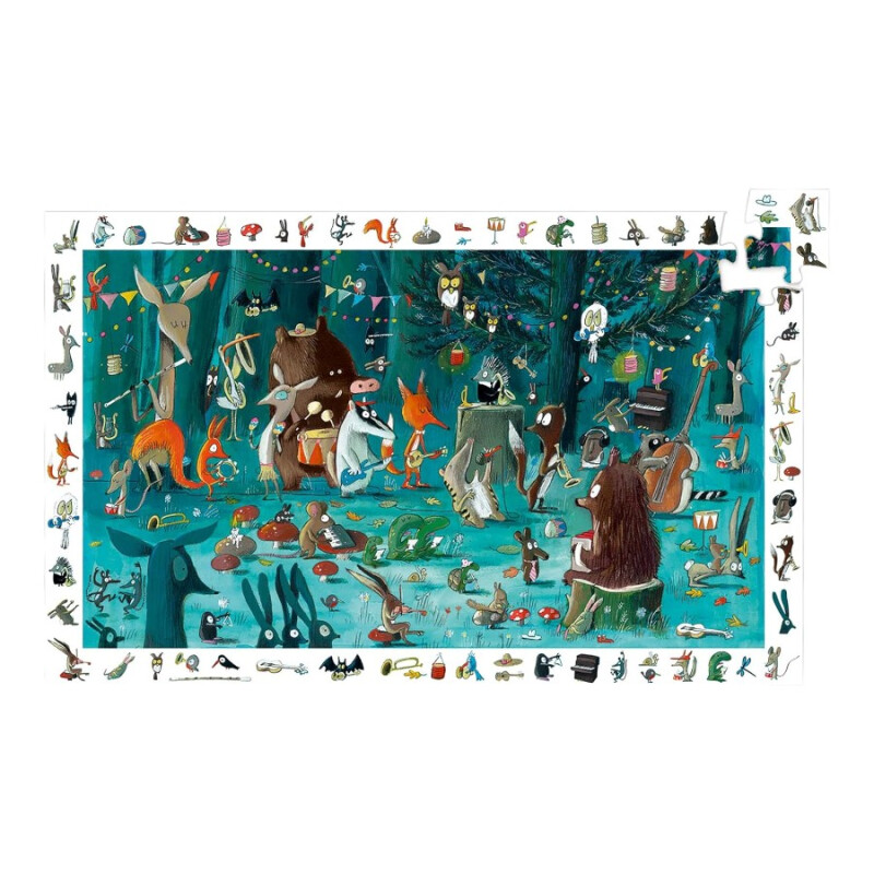 Puzzle Observación La Orquesta 35 Pzs Djeco Puzzle Observación La Orquesta 35 Pzs Djeco