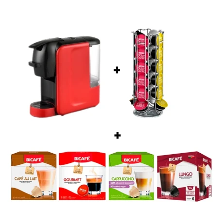 Kit Cafetera Kassel KSCC19 Dolce Gusto Cápsulas y Soporte 001