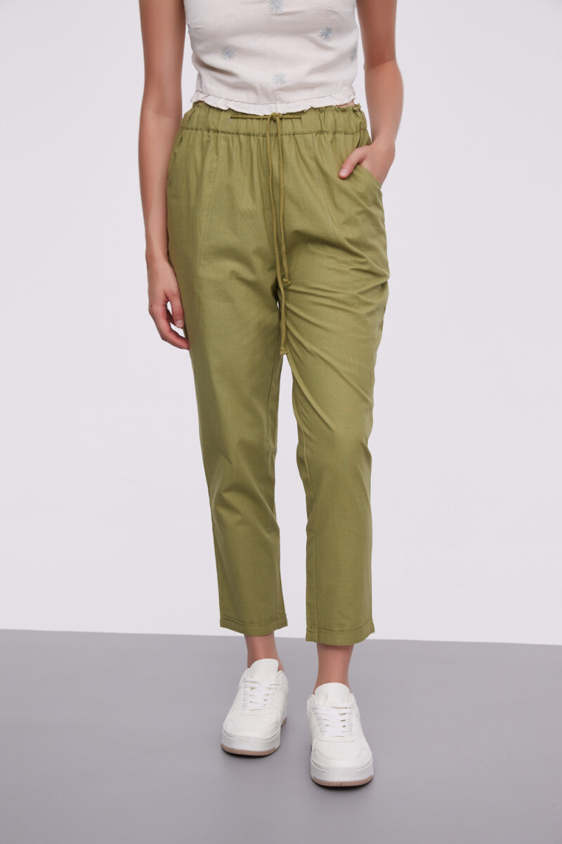 Pantalon Bengkel - Verde Oliva Oscuro 