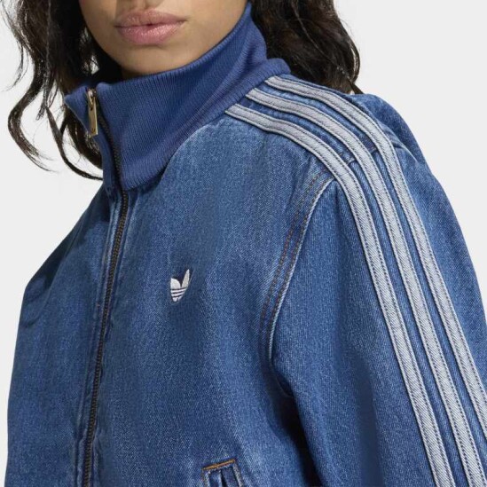 Campera Adidas Firebird Denim Azul
