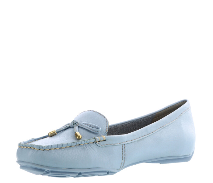 Zapatos de Mujer Bottero Mocasin c/moñita Azul Pastel