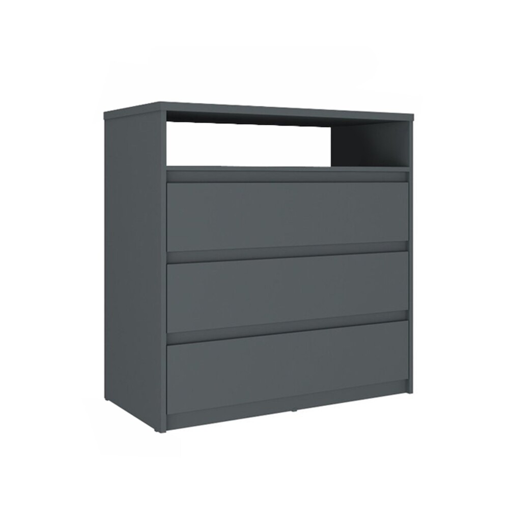 Cómoda 3 cajones SOUTH Plus Gris