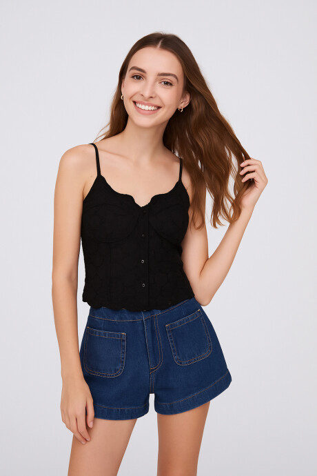 Musculosa Mandaro Negro