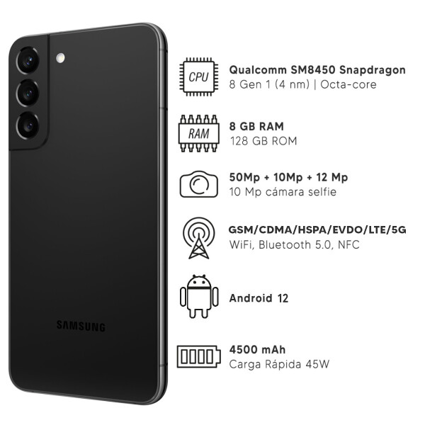 Samsung Galaxy S22 Plus 8/128 Gb 5g + Regalo NEGRO