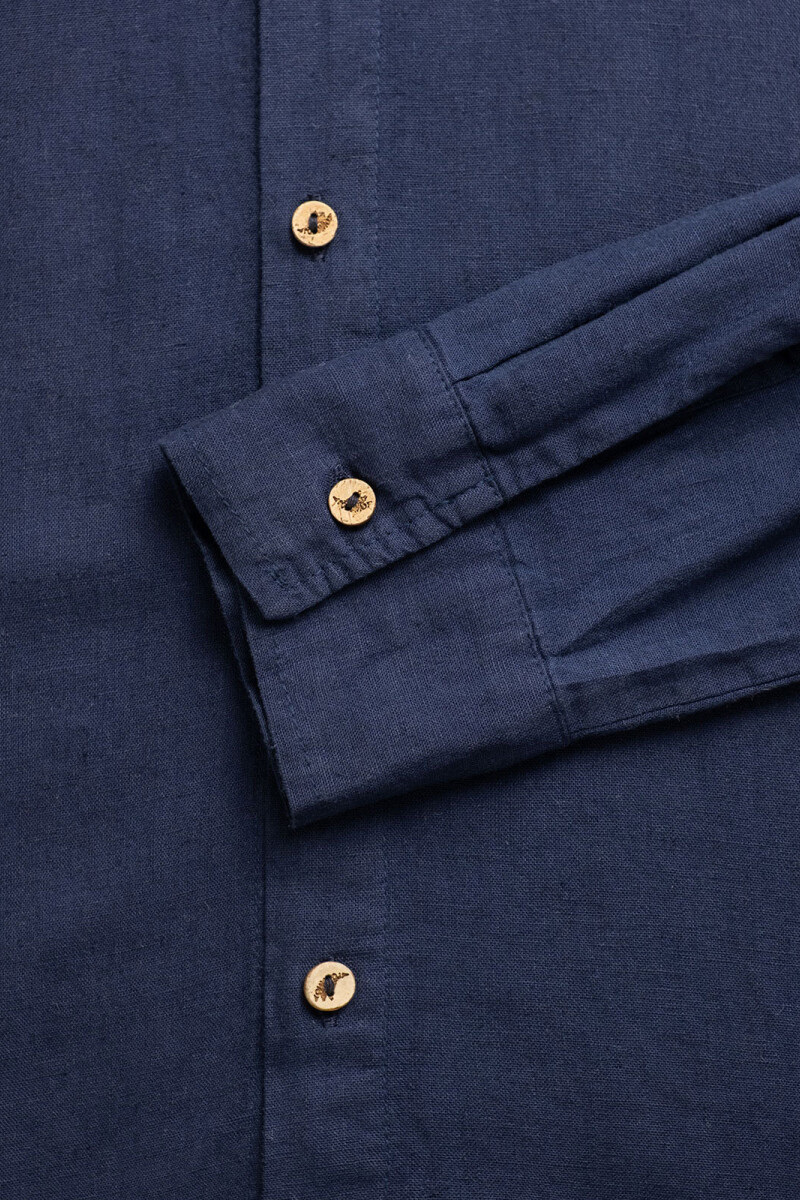 LONG SLEEVE LINEN SHIRT Oceano