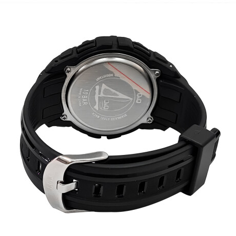 Reloj Q&Q Digital Deportivo Original PVC Sumergible Negro