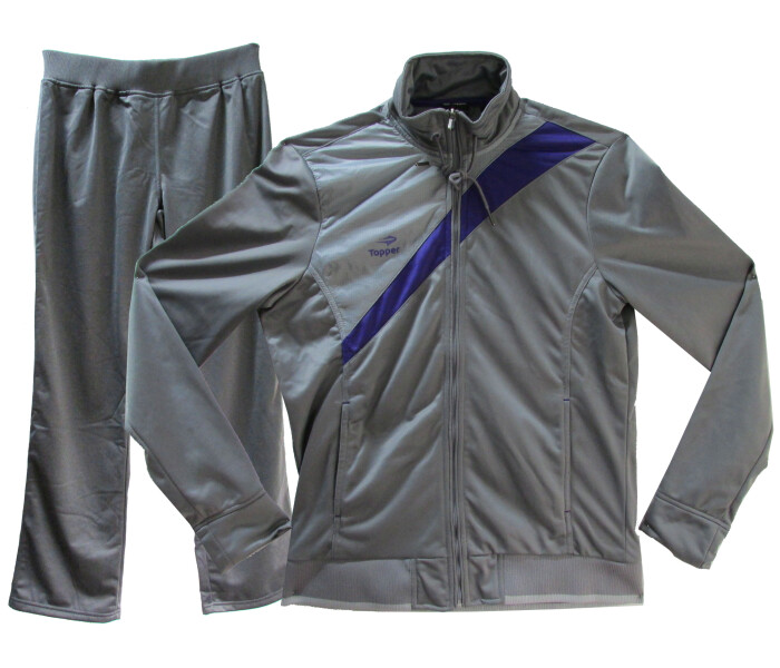 Equipo Agasalho Gris/Violeta