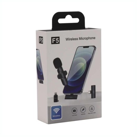 Micrófono Solapero Inalámbrico 2 En 1 Para Iphone Conector USB-C Micrófono Solapero Inalámbrico 2 En 1 Para Iphone Conector USB-C
