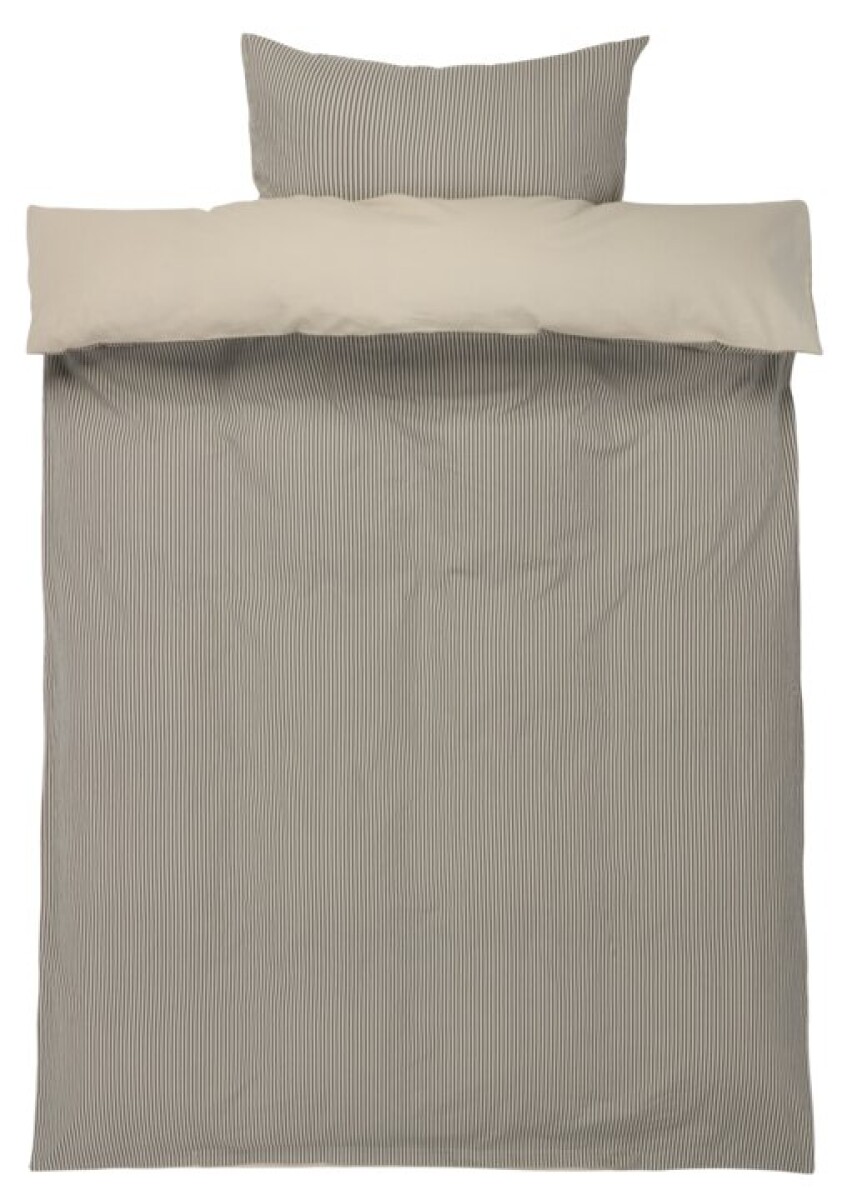 Juego de funda nórdica LILLIAN algodón lavado SGL negro DBF KR 