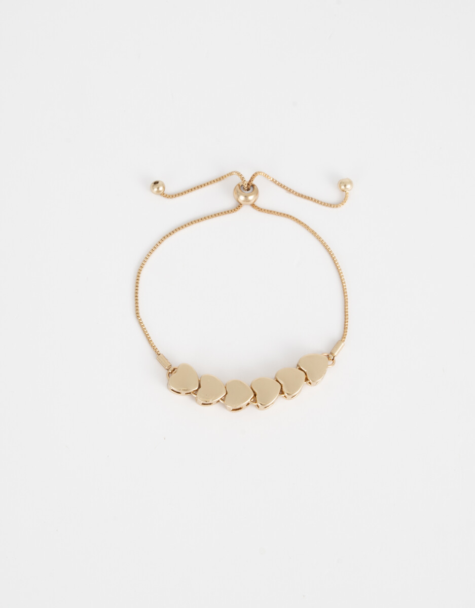 Pulsera Flexible Con Corazón 