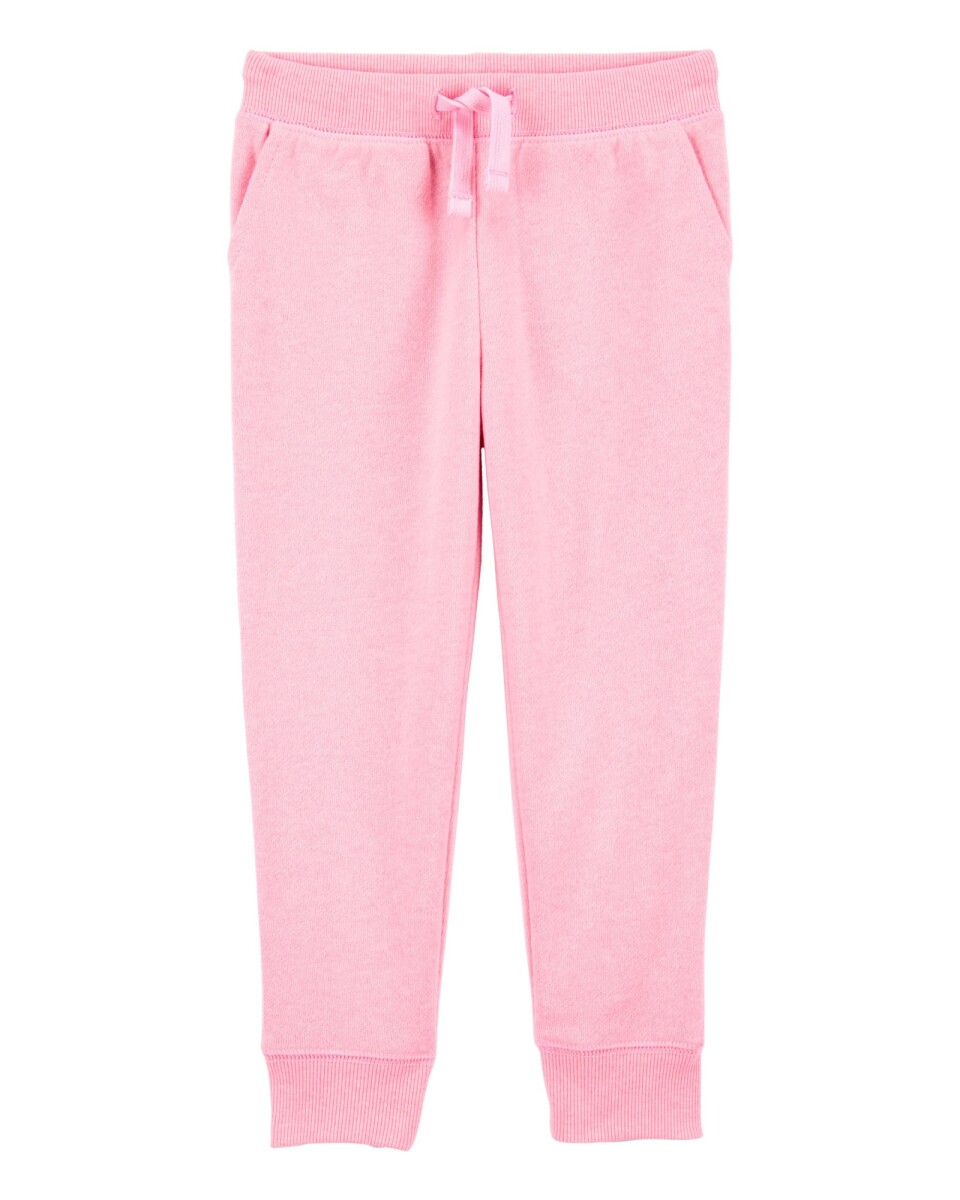 Pantalón deportivo de algodón, rosado 