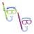 Set de Snorkel Essential Bestway Protección UV Colores Surtidos Más 7 Años