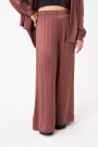 PANTALÓN ARRUGADO Violeta