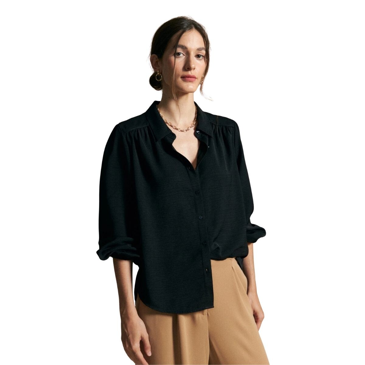 CAMISA ULA S-XXL - NEGRO 