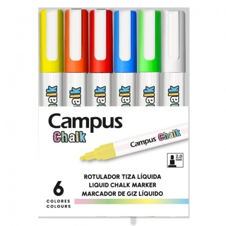 Marcador Campus Chalk x 6_ Marcador Campus Chalk x 6_