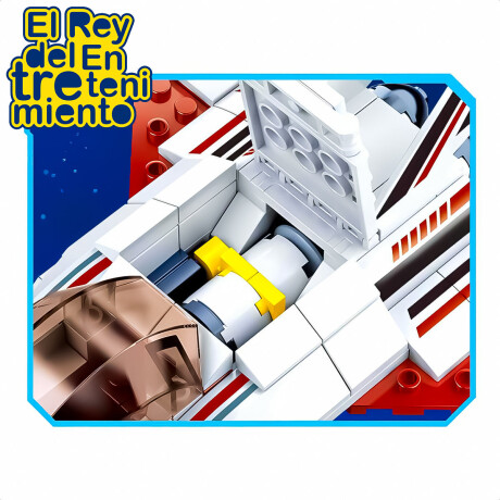 Avión Espacial Sluban Bloques Construcción 115pzs Avión Espacial Sluban Bloques Construcción 115pzs