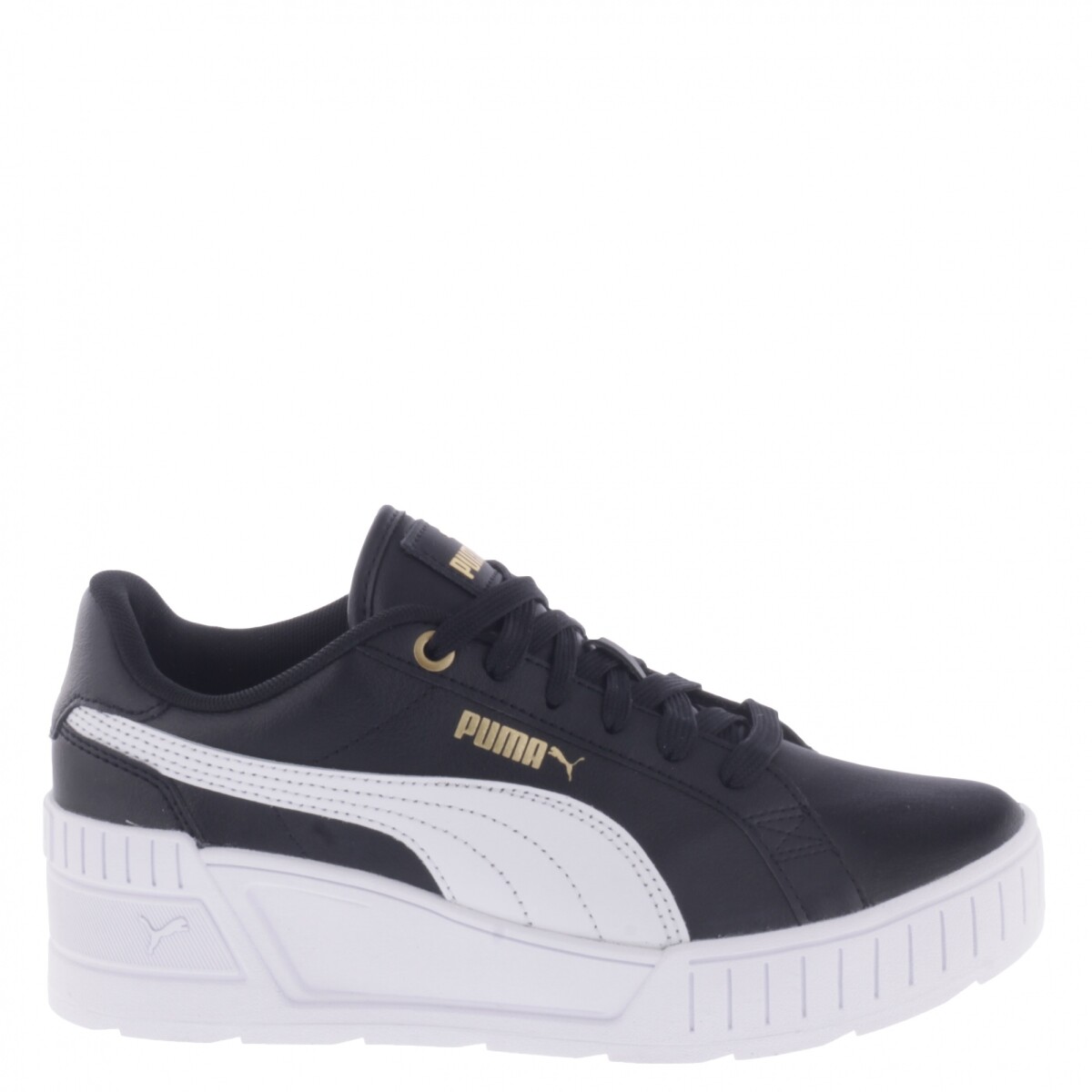 Championes de Mujer Puma Karmen Wedge - Negro - Blanco 