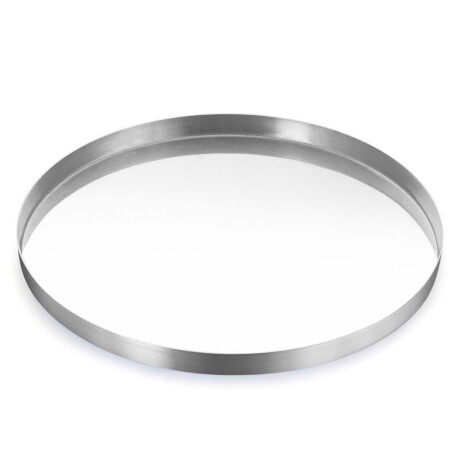 Asadera Molde Bandeja para Pizza Ø30cm en Aluminio Plateado
