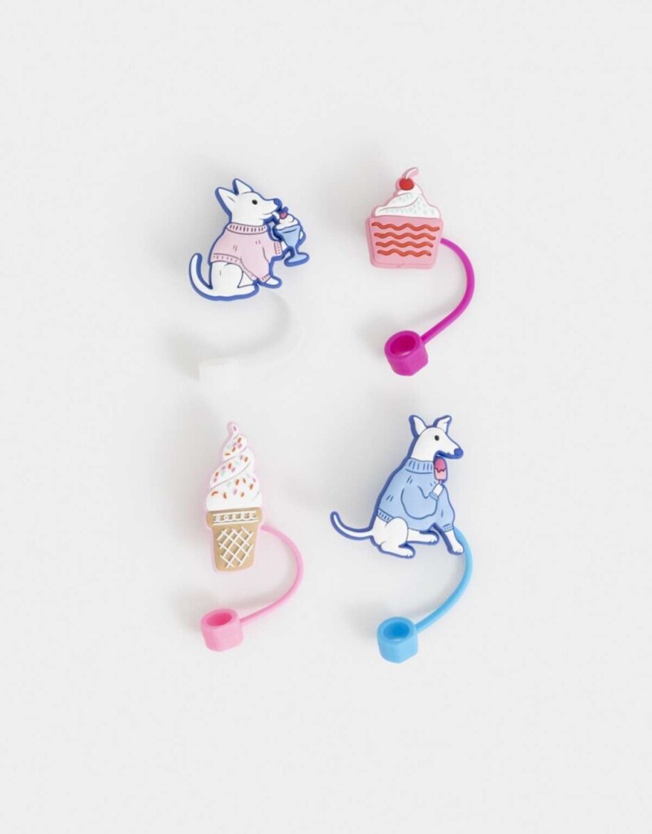 Set De Toppers Para Sorbetes - Combinacion Multicolor 