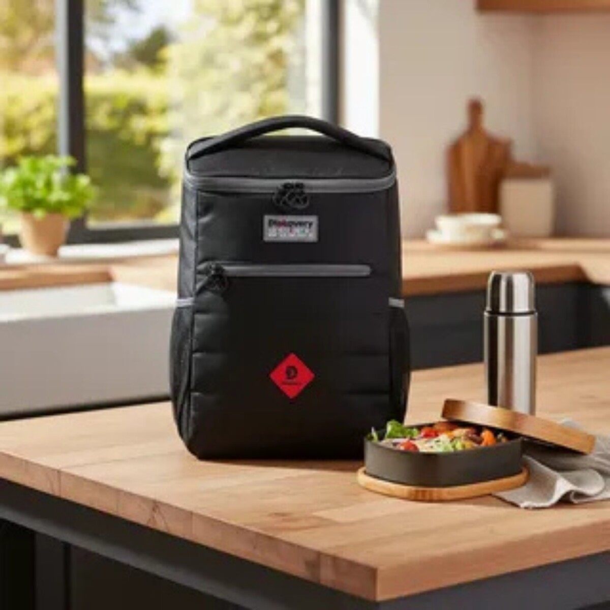 Mochila lonchera térmica Discovery - Negro 
