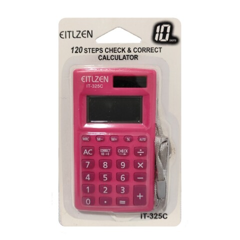 OUTLET Calculadora Eitlzen con cuerda It-325C 4 colores Outlet Calculadora Eitlzen Con Cuerda It-325c 4 Colores