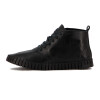 Country Bota Acordonda Suela Cosida Negro
