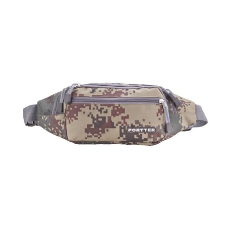 Riñonera Camuflada Digital Portter Compartimento Cierre Riñonera Camuflada Digital Portter Compartimento Cierre