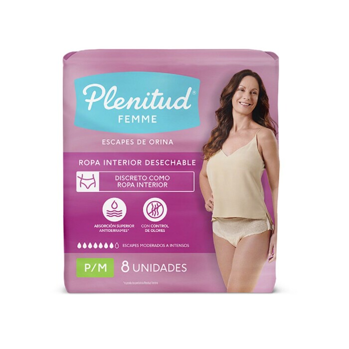 PLENITUD FEMME ROPA INTERIOR T P/M UNID. única