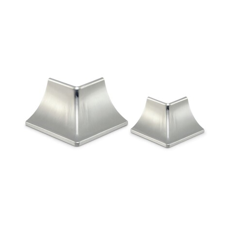 Esquinero zócalo sanitario acero inox externo 38mm Esquinero Zócalo Sanitario Acero Inox Externo 38mm