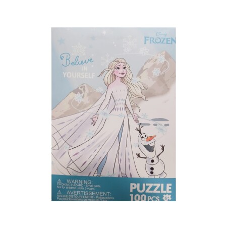 Puzzle Frozen 100pcs celeste