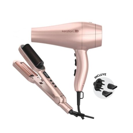 Combo GA.MA Rizador Waver y Brush y Secador Diva Keration Combo GA.MA Rizador Waver y Brush y Secador Diva Keration